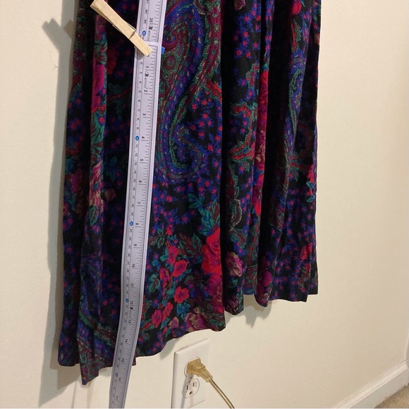 Vintage Plaza South Floral Paisley Dress | Size 2 | Golden Girls | 80s Ladies - Picture 3 of 10
